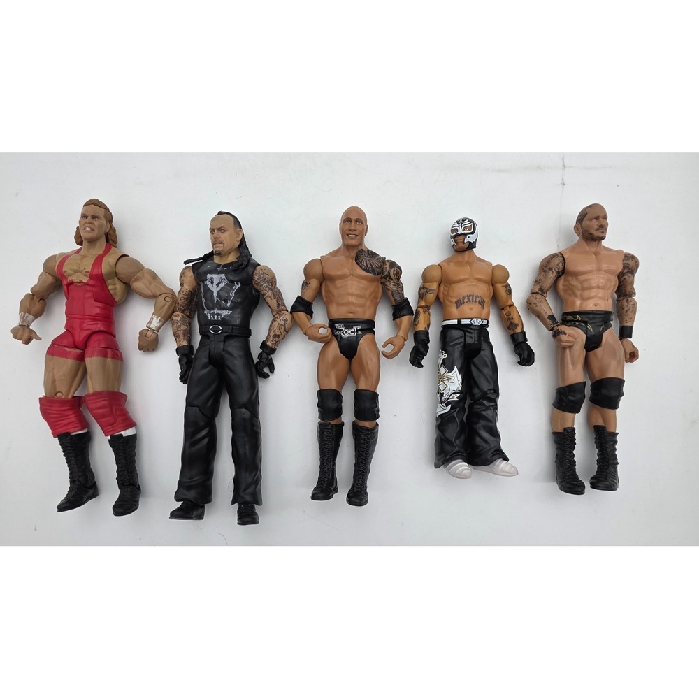Randy Orton Rock Undertaker Sid Justice Mysterio WWE  Action Figures Wrestling